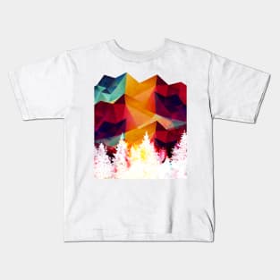 Forest Made of Color Kids T-Shirt